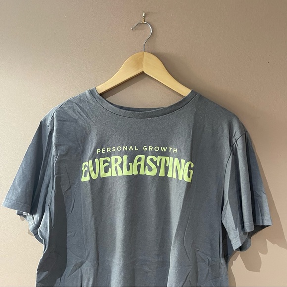 Urban Heritage Gray Tee with Yellow Print - Picture 2 of 5